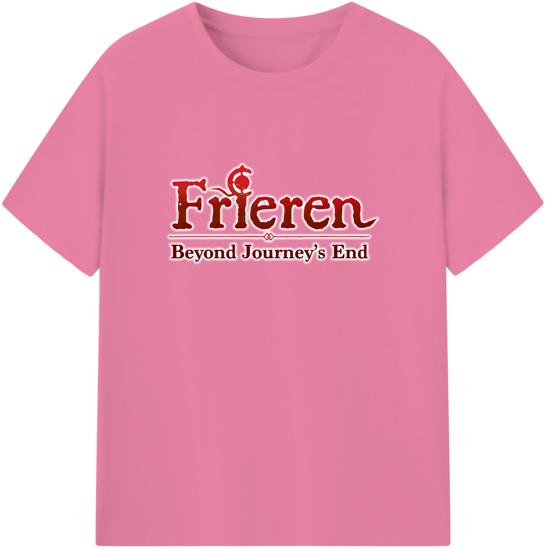（画像用） 葬送のフリーレン Frieren 綿100％半袖Tシャツ（フロントプリント）